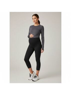 Beyond Yoga Beyond The Bump Black Maternity Leggings Size XL